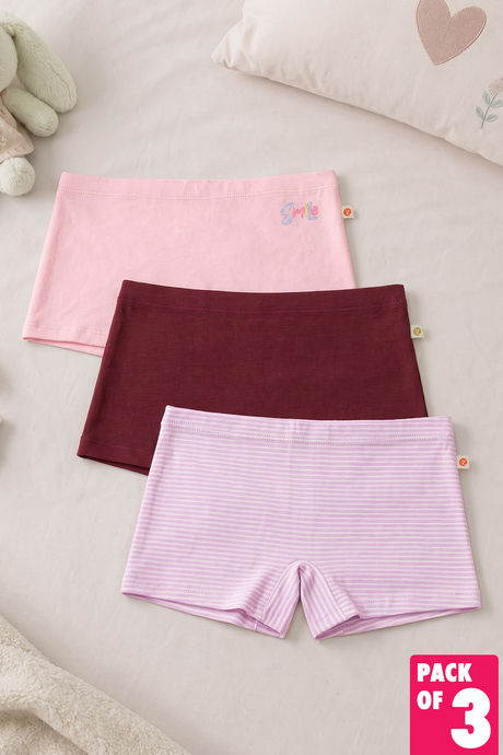 Buy Zivame Girls Boyshorts (Pack of 3) - Multicolor